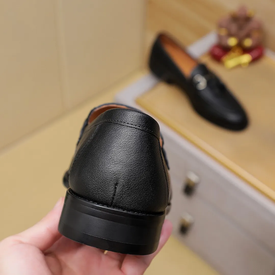 Men's men's shoes💰480💰💰🎩🎩🔥🔥Gucci GUCCI official website men's business formal leather shoes updated💥Hong Kong counters synchronize new styles💥completely one-to-one replica shipment👍zero gap in counter quality 0⃣️all made of imported cowhide with original hardware buckles➕🐂leather lining, color, code matching 38-45(46.Customized)